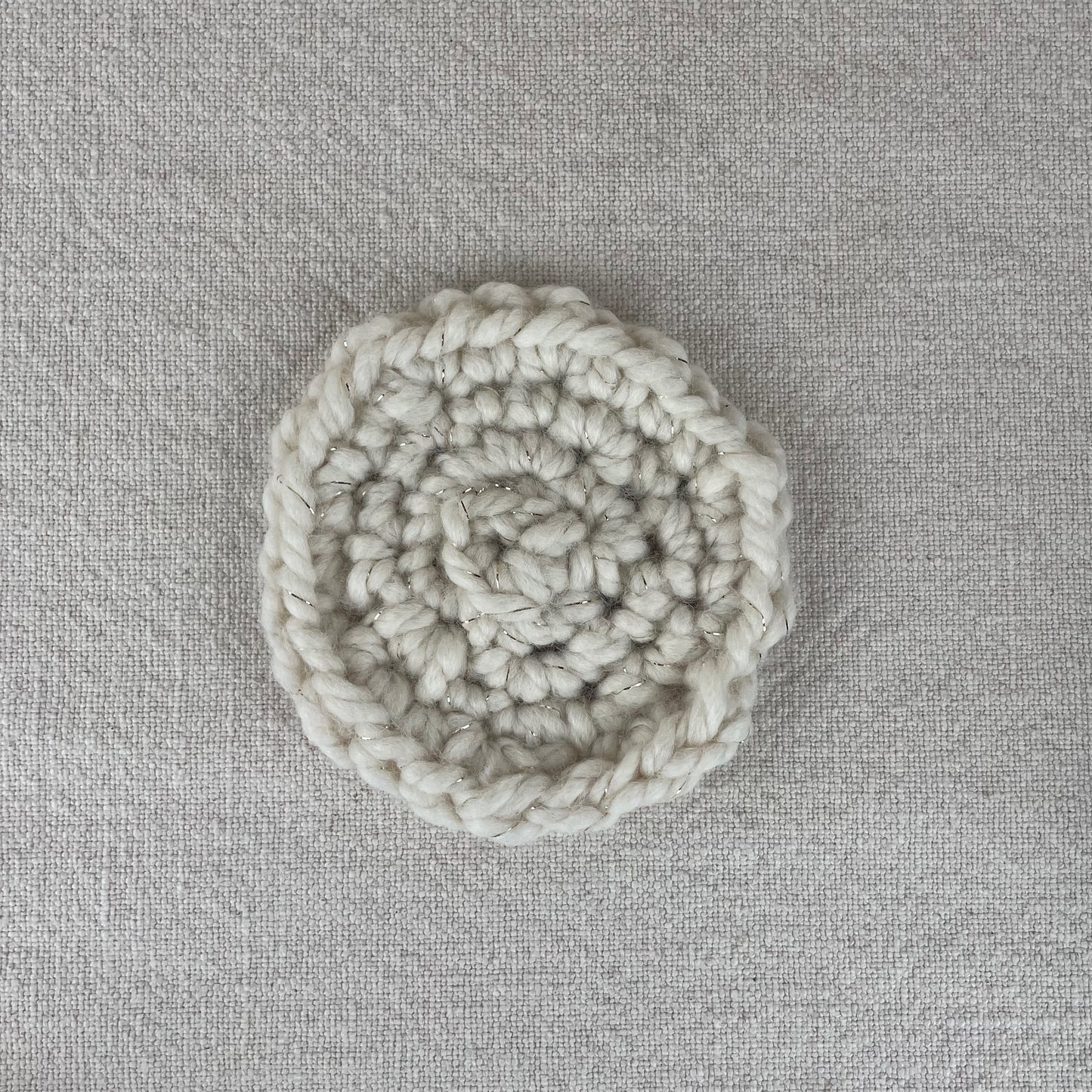 Woven round coasters, Set of 2